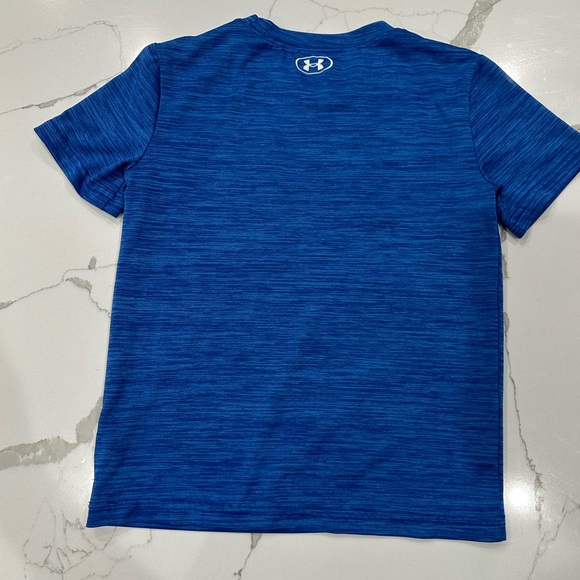 Under Armour Blue Activewear Shirt Size 6 - Picture 2 of 7